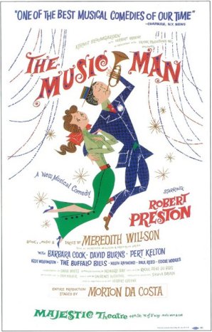 Broadway's The Music Man original poster