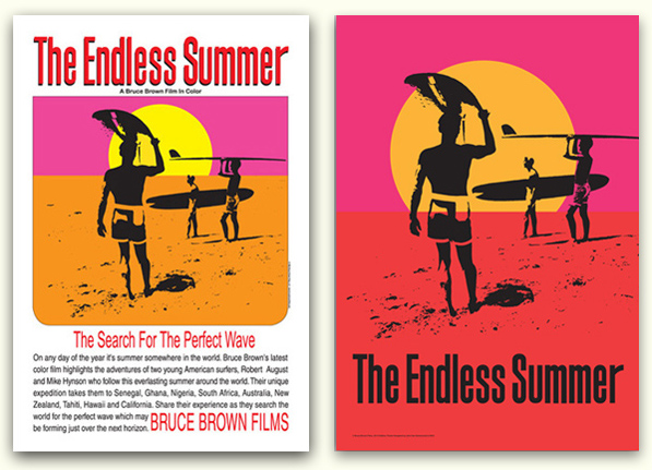 endless summer bruce browne poster