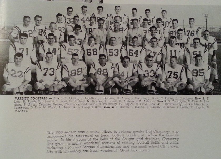 1959 varsity team