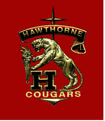 Hawthorne HS log w cougars