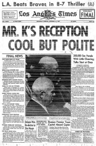 Kruschev LA Times article
