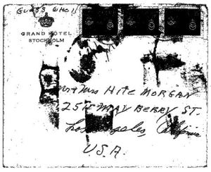 Murry to Hite letter - Envelope