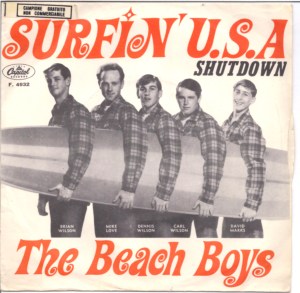 Surfin' U.S.A. picture sleeve from Italy